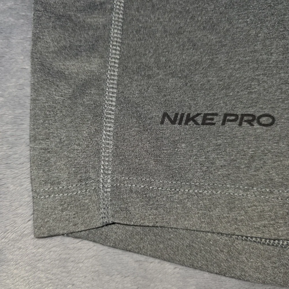 Nike Dri Fit Boys Pro‎ Logo Graphic Shirt Long Sleeve Youth Size XS X-Small